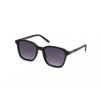 KENNETH COLE KC3005-5301B unisex ορθογώνια γυαλιά ηλίου - Μαύρος σκελετός γκρι φακοί 53mm