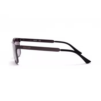 KENNETH COLE MAN KC1329-5709B Ορθογώνια γυαλιά ηλίου - Γυαλιστερός μαύρος σκελετός, φακοί καπνού, 57 mm