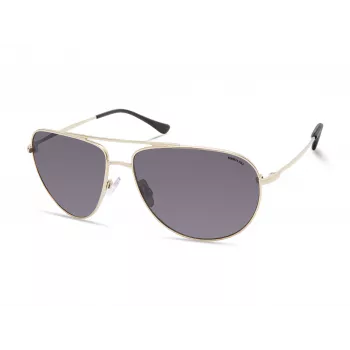 Kenneth Cole ανδρικό ορθογώνιο γυαλί ηλίου KC2971-6032A - μαύρος σκελετός, γκρι φακοί, 60 mm