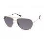 Kenneth Cole ανδρικό ορθογώνιο γυαλί ηλίου KC2971-6032A - μαύρος σκελετός, γκρι φακοί, 60 mm