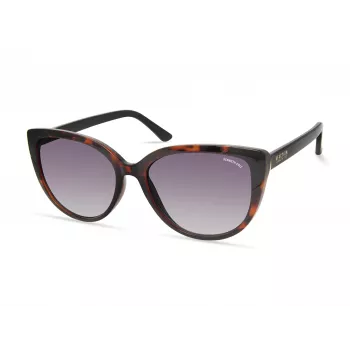 KENNETH COLE γυναικείο γυαλί ηλίου KC2979-5501B - ορθογώνιος μαύρος σκελετός, φακοί smoke, προστασία UV400