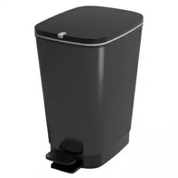 Keter Chic Bin 50L ορθογώνιος κάδος απορριμμάτων μαύρος