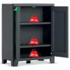 KETER Κήπου Ντουλάπα Moby Αδιάβροχη 100x80x44cm Γκρι/Μαύρη