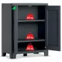 KETER Κήπου Ντουλάπα Moby Αδιάβροχη 100x80x44cm Γκρι/Μαύρη