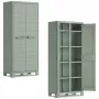 KETER Utility Storage Cabinet με 4 ρυθμιζόμενα ράφια, πράσινο/μπεζ, 11011559