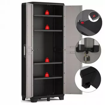 KETER WARDROBE PRO 68x39x173cm Γκρι/Μαύρο