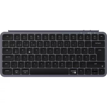 Keychron B1 Pro Γκρι/Μαύρο DE-Layout Scissor-Switch Πληκτρολόγιο - Bluetooth