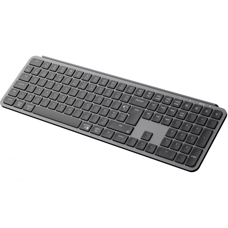 KEYCHRON B6 Pro Low-Profile Wireless Mechanical Keyboard (Γκρι/μαύρο, γερμανικό layout, Scissor Switch)