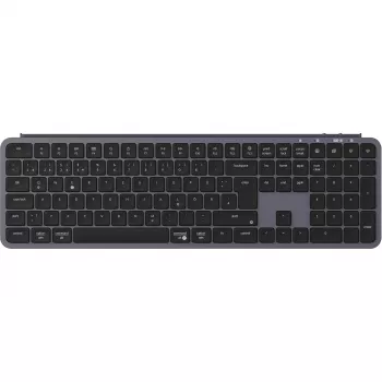 KEYCHRON B6 Pro Low-Profile Wireless Mechanical Keyboard (Γκρι/μαύρο, γερμανικό layout, Scissor Switch)