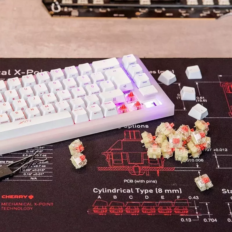 Keychron CHERRY MX2A Silent Red Σετ Διακοπτών (Συσκευασία 35 τεμ.)