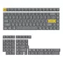 Keychron Double Shot PBT OSA Πλήρες Σετ Keycaps, Σκούρο Γκρι