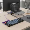 Keychron Premium Coiled Aviator Καλώδιο USB Type-C + προσαρμογέας USB-A, αποσπώμενο βύσμα Aviator, 108 cm