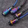 Keychron Premium Coiled Aviator Καλώδιο USB Type-C + προσαρμογέας USB-A, αποσπώμενο βύσμα Aviator, 108 cm