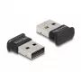KeySonic Super-Mini-TAS Πληκτρολόγιο με touchpad και μπλε οπίσθιο φωτισμό, UK-Layout, μαύρο (KSK-3210ELU)
