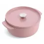 KitchenAid Κατσαρόλα με Καπάκι Εμαγιέ Χυτοσίδηρος 26 cm Ροζ