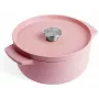 KitchenAid Ταψί από Χυτοσίδηρο με Καπάκι 22 cm, Ροζ