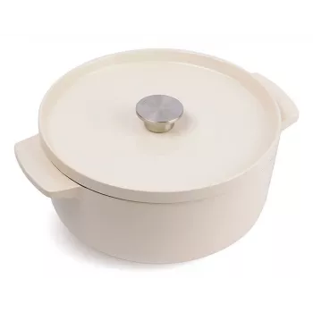 KitchenAid Εμαγιέ Μαντεμένιο Ταψί 26 cm, Κρεμ