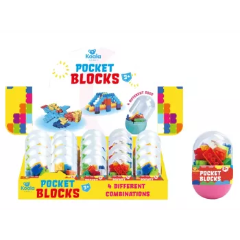 Koala Games G2665 Pocket Blocks (τυχαίο) - Πακέτο έκπληξη mini τουβλάκια