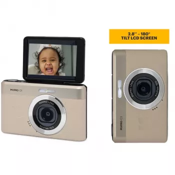 KODAK PIXPRO C1 συμπαγής φωτογραφική μηχανή με Mobile Screen C1 μπεζ