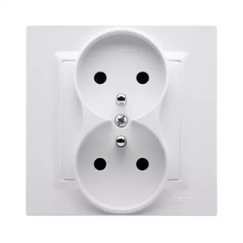KONTAK-SIMON CGZ2/11 Μεμονωμένη Πρίζα με Γείωση, 16A 250V, Λευκό