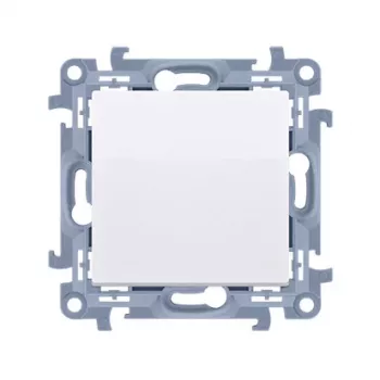 KONTAK-SIMON Simon 10 Διακόπτης Universal 1 Μονάδας Λευκό 10AX 250V Ακροδέκτες Ελατηρίου