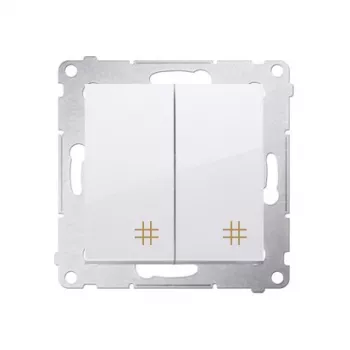 KONTAK-SIMON Simon 54 μονάδα ενδιάμεσου διακόπτη, λευκό, 10AX 250V, ακροδέκτες ελατηρίου