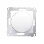 KONTAK-SIMON Simon 54 Module Λευκός Ροοστάτης LED, Ρυθμιστής με Πίεση και Περιστροφή, 1-πολικός, 2-250W, Βίδες Σύνδεσης, 230V