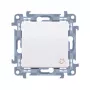 KONTAK-SIMON Simon Contact 10 Κουδούνι πόρτας, 1 module, λευκό, αυτοσφιγκτικό, 10AX 250V