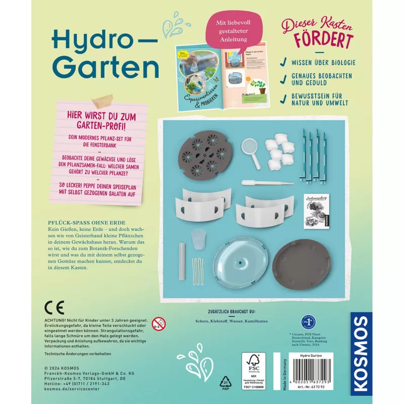 KOSMOS Hydro-Garden Υδροπονικό Κιτ Επιστημονικού Πειράματος