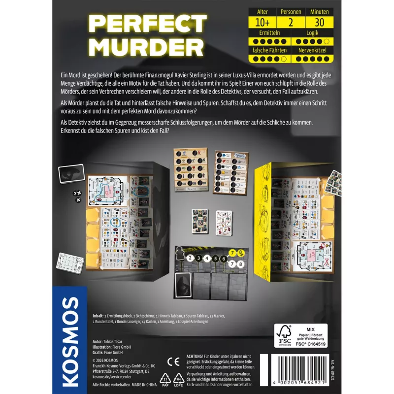 KOSMOS Perfect Murder Παιχνίδι Μυστηρίου Δολοφονίας