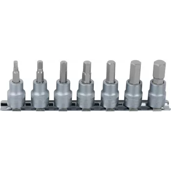 KS TOOLS 1/4 ίντσας σετ καρυδακιών-κατασβιδιών εξάγωνων, 7 τεμ., 2,5-8 mm (911.1544)