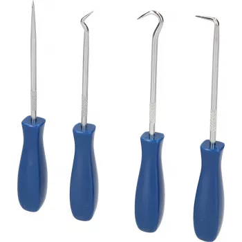 KS TOOLS 4 τεμ. σετ Pick και γάντζων με άκρα χρωμίου-βαναδίου και εργονομικές λαβές 2 συστατικών BT542020