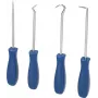 KS TOOLS 4 τεμ. σετ Pick και γάντζων με άκρα χρωμίου-βαναδίου και εργονομικές λαβές 2 συστατικών BT542020