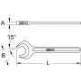 KS TOOLS Μεμονωμένο κλειδί καστάνιας κρούσης, 40 mm (517.0540)