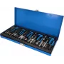 KS TOOLS σετ επισκευής σπειρωμάτων, 131 τεμ., μετρικά ένθετα σύρματος M5-M12, ανοξείδωτος χάλυβας, σε βαλίτσα BT541150