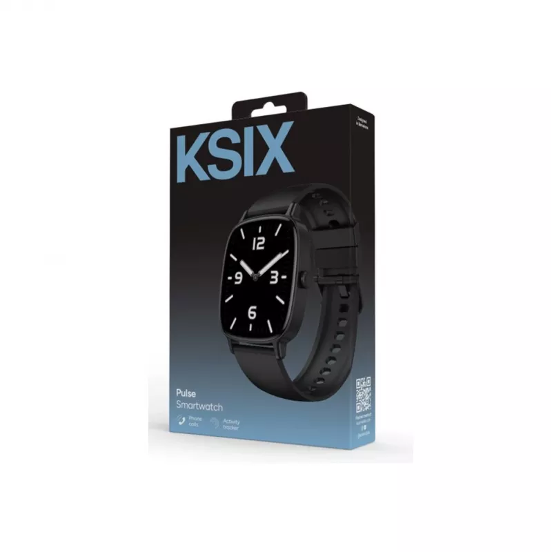 KSIX Smartwatch PULSE, μαύρο