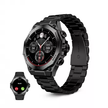 KSIX Smartwatch TITANIUM, Μαύρο
