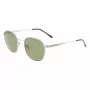 Lacoste L251S-40 unisex ορθογώνιο γυαλί ηλίου σκούρο μπλε σκελετός γκρι φακοί 52mm