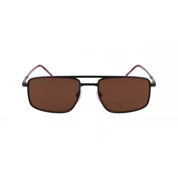 Lacoste L255S-5619201 ανδρικά ορθογώνια γυαλιά ηλίου - σκελετός Havana/tortoise, πράσινοι φακοί, 56/19/145 mm