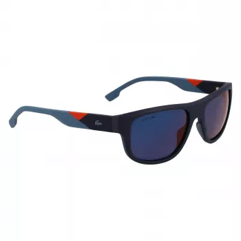 Lacoste L6042S-424 ανδρικό ορθογώνιο γυαλί ηλίου μπλε 55/17/145 mm