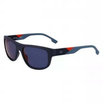 Lacoste L6042S-424 ανδρικό ορθογώνιο γυαλί ηλίου μπλε 55/17/145 mm