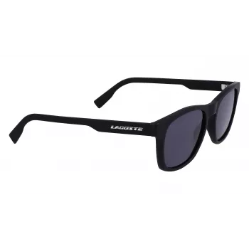 Lacoste ανδρικά L988S-2 ορθογώνια γυαλιά ηλίου - μαύρος σκελετός γκρι φακοί 54mm