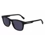 Lacoste ανδρικά L988S-2 ορθογώνια γυαλιά ηλίου - μαύρος σκελετός γκρι φακοί 54mm