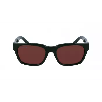 Lacoste Ανδρικά Ορθογώνια Γυαλιά Ηλίου Ασετάτ L6007S5418318 54/18/145 mm Πράσινα