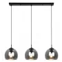 LAMP PENDANT RITA 3XE27 Μαύρο