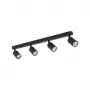 Lamp Spot Light Top GU10 4x10W Μαύρο