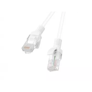 Lanberg PCU6-10CC-0050-W Cat6 U/UTP Καλώδιο patch 0,5m Λευκό