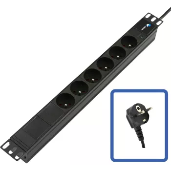 LANVIEW POWER STRIP 19 - 6 θέσεων - 1U