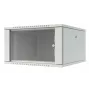LANVIEW Quick Assembly Flat Pack 19 - 6U Ντουλάπα δικτύου τοίχου, 600x500x370mm, Μαύρο