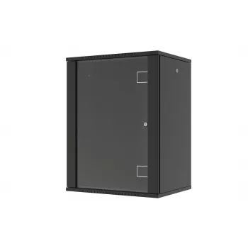 LANVIEW RWF16U45BL 16U 19 ιντσών Ερμάριο τοίχου με γρήγορη συναρμολόγηση ως επίπεδο πακέτο, Μαύρο